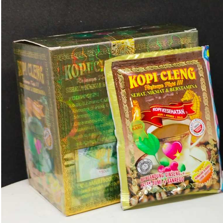 10 Sachet Kopi Cleng Original - Membantu Meningkatkan Stamina