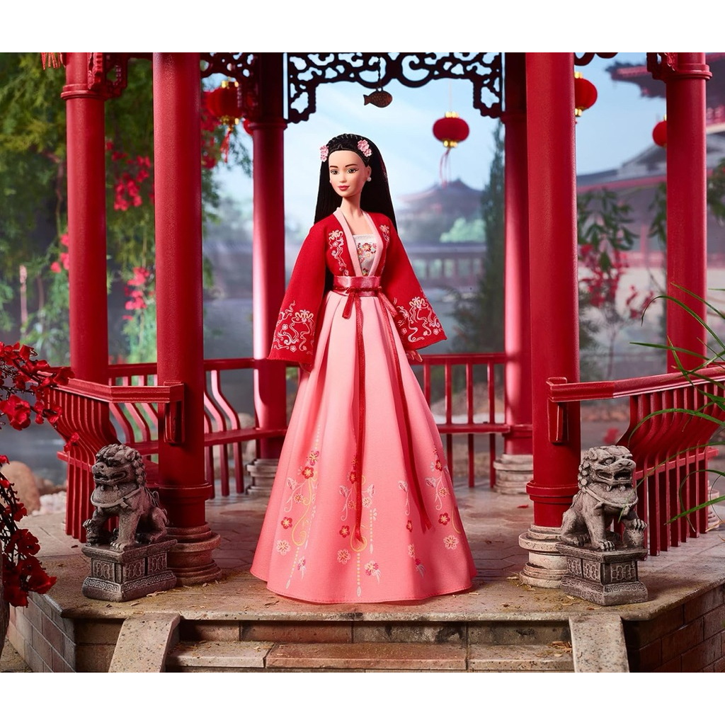 Barbie Lunar Festival Doll Mattel Dress Chinese New Year Red Boneka Berbi Edisi Imlek 2022 Original