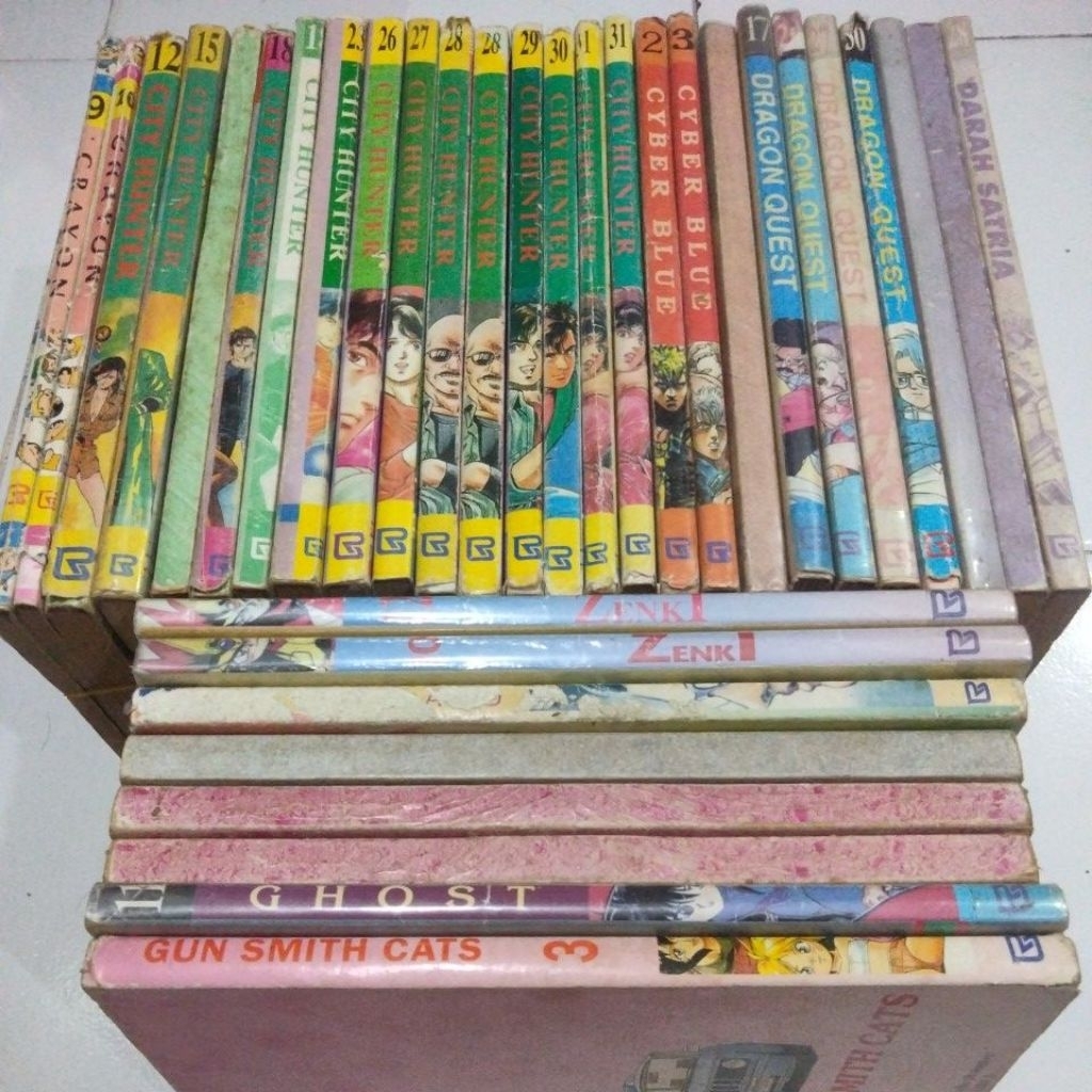 Komik Rajawali Grafiti Darah Satria City Hunter Tinju Bintang Utara Dragon Quest dan lainnya