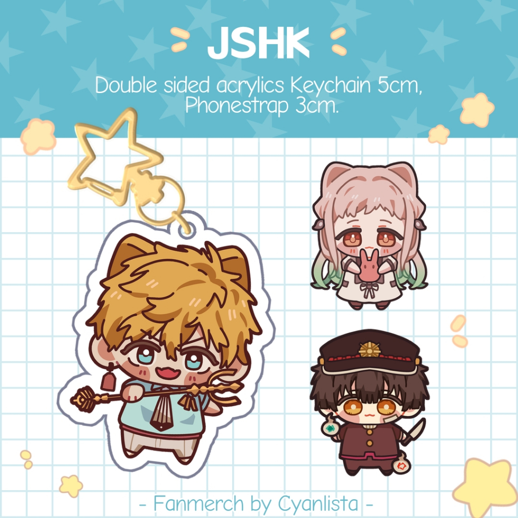 [Cyanlista] TBHK / JSHK Acrylic Keychain & Phonestrap | Gantungan Kunci | Gantungan Hp | Hanako Nene
