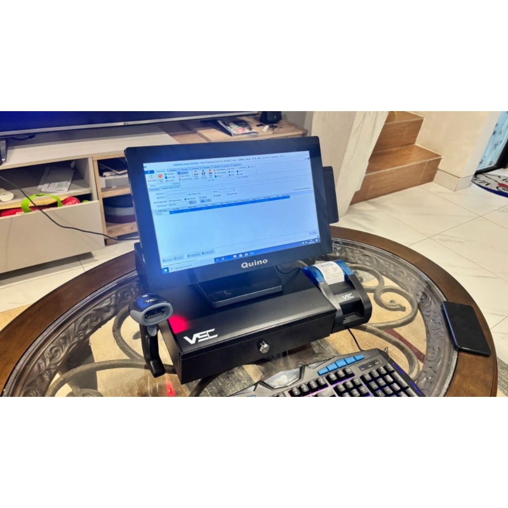 komputer Kasir layar touchscreen siap pakaiIIKomputer kasir lengkapIIKomputer dengan layar touchscre