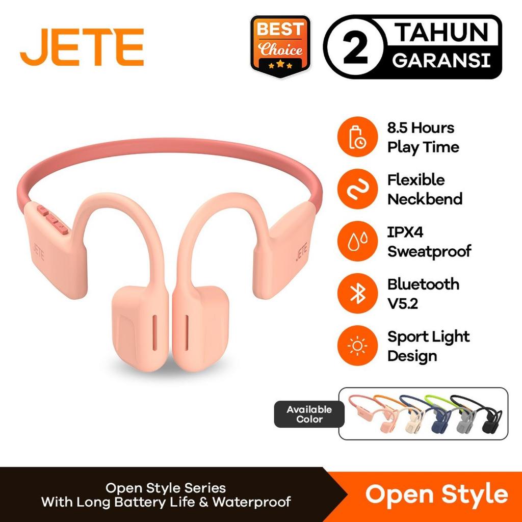 JETE Headset Open Style Running Open Ear Air Conduction IPX4