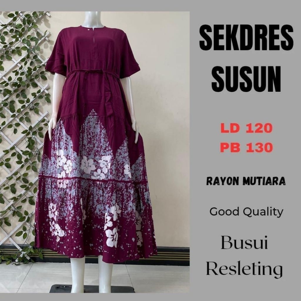 SEKDRESS SUSUN // DASTER PREMIUM//SEKDRES RAYON//SEKDRES