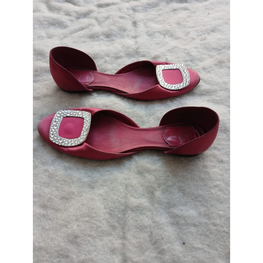 flat shoes ROGER VIVIER ballet size 38/24cm Made in Italy original