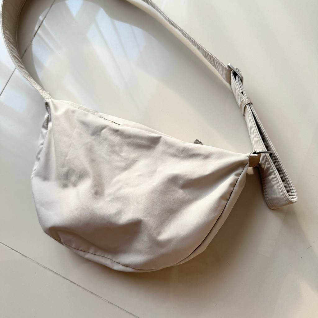 ZARA Moon Sling Bag Beige - Tas Selempang Pundak - preloved