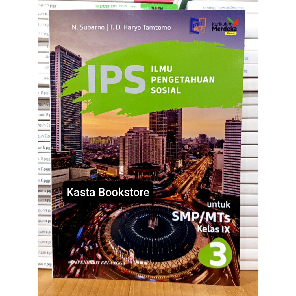 Buku IPS Kelas 9 SMP Kurikulum Merdeka Revisi Erlangga