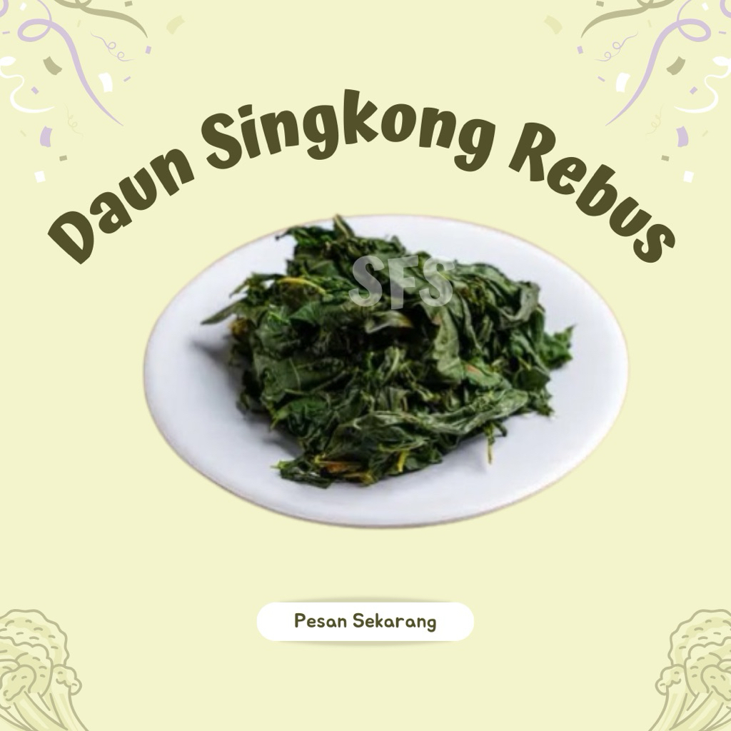 Daun Singkong Rebus - Sayur Fresh Solo