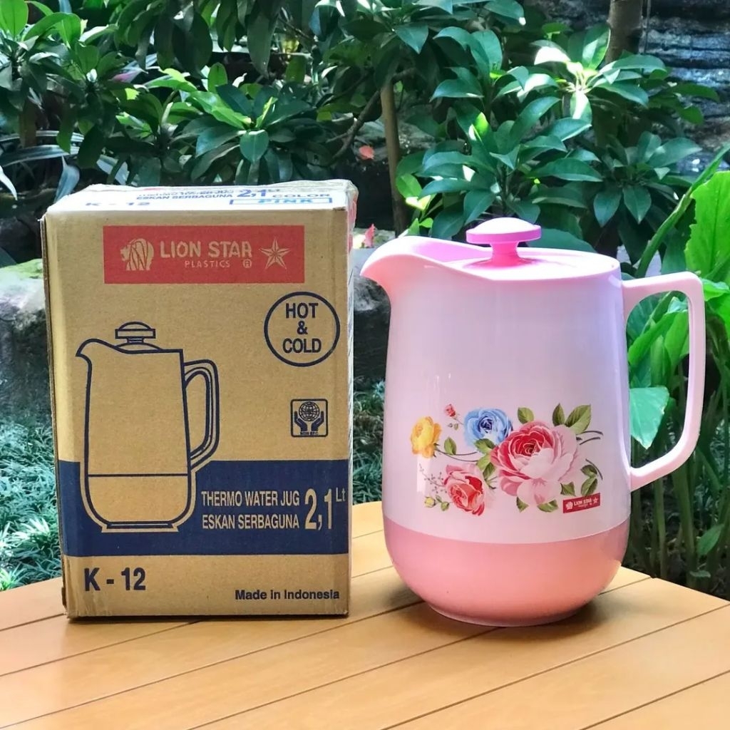 Teko Lion Star Eskan Plastik Lion Star 2,1L panas dan dingin Lion star teh