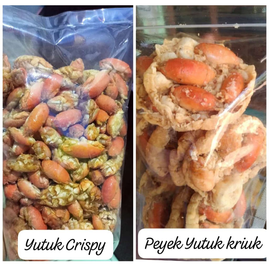 Yutuk crispy/peyek yutuk 500gram