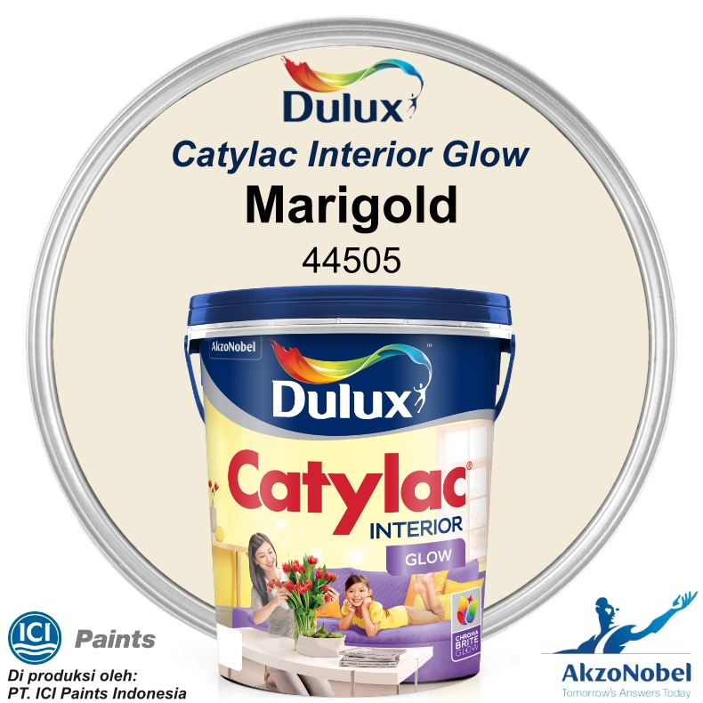 CAT DULUX CATYLAC GLOW 4.5 KG - MARIGOLD 44505