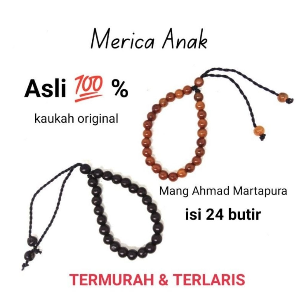 Gelang Merica Anak-Anak Kaukah kokka Asli Kalimantan Premium