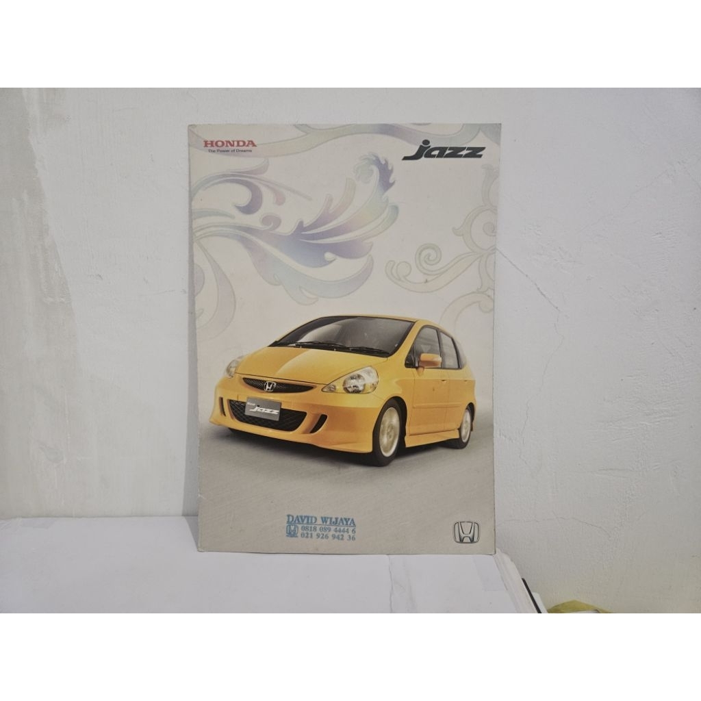 brosur katalog mobil honda jazz 2007 leaflet