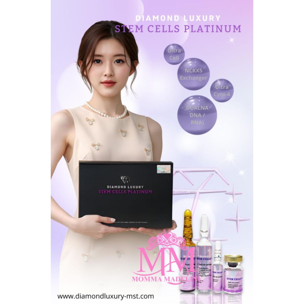 ECER 1 SET ( sekali infus ) DIAMOND LUXURY Stemcells Platinum Kromosom hasil instant 48jam | CHROMOS