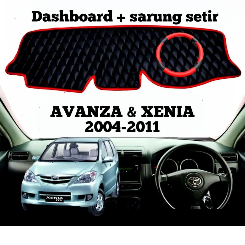 Cover Pelindung Dashboard + Cover Stir Mobil Avanza & Xenia Lama 2004–2011