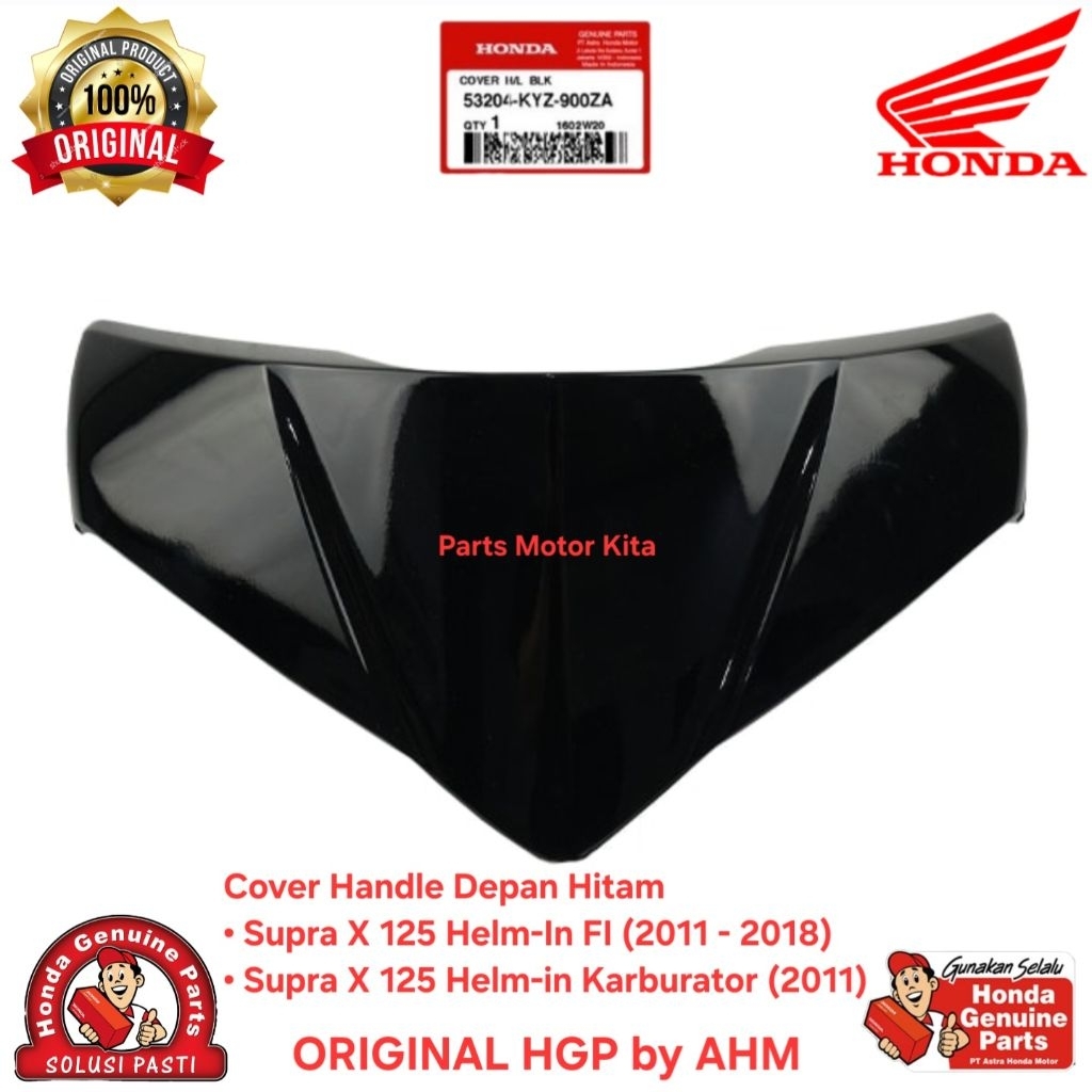 53204KYZ900ZA Visor Tutup Batok Lampu Depan Honda Supra X 125 FI, Supra X 125 Karburator Original Ho