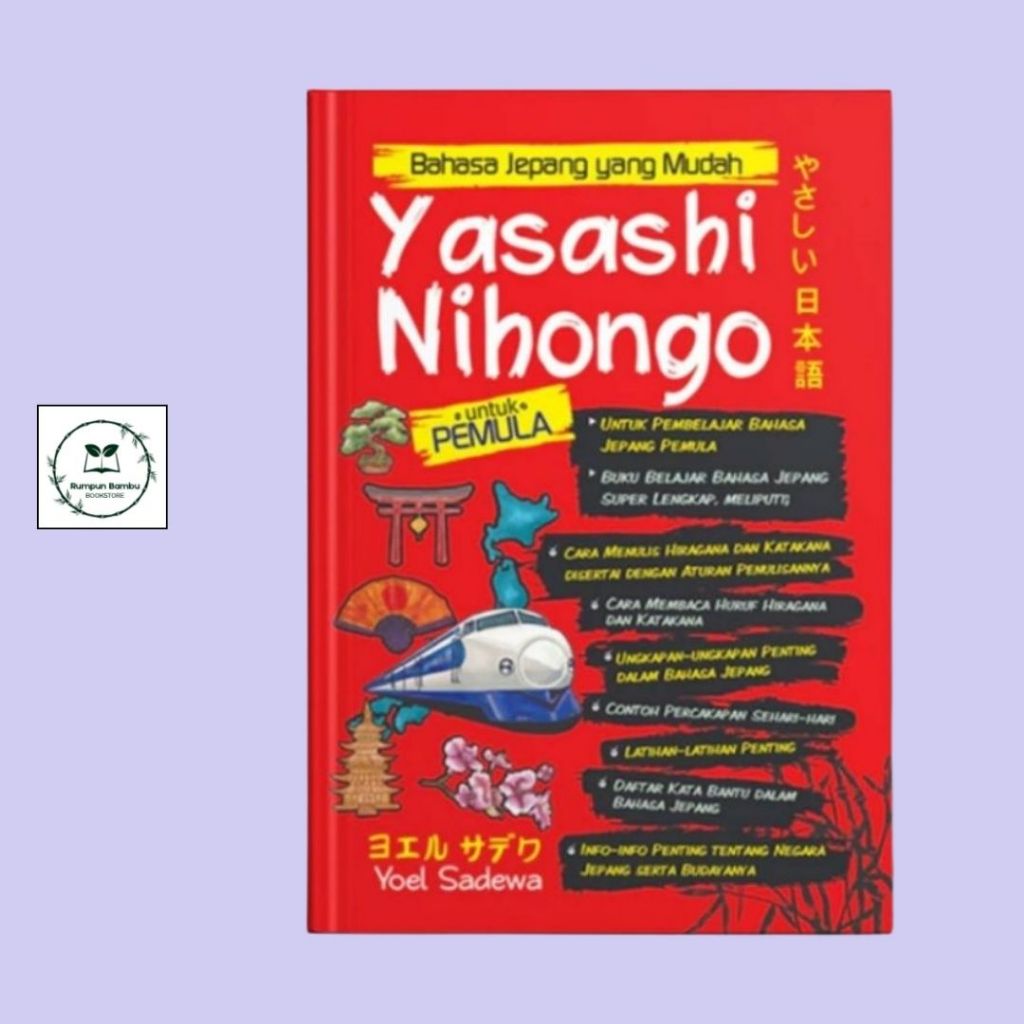 Buku Mudah Belajar Bahasa Jepang Yasashi Nihongo untuk Pemula