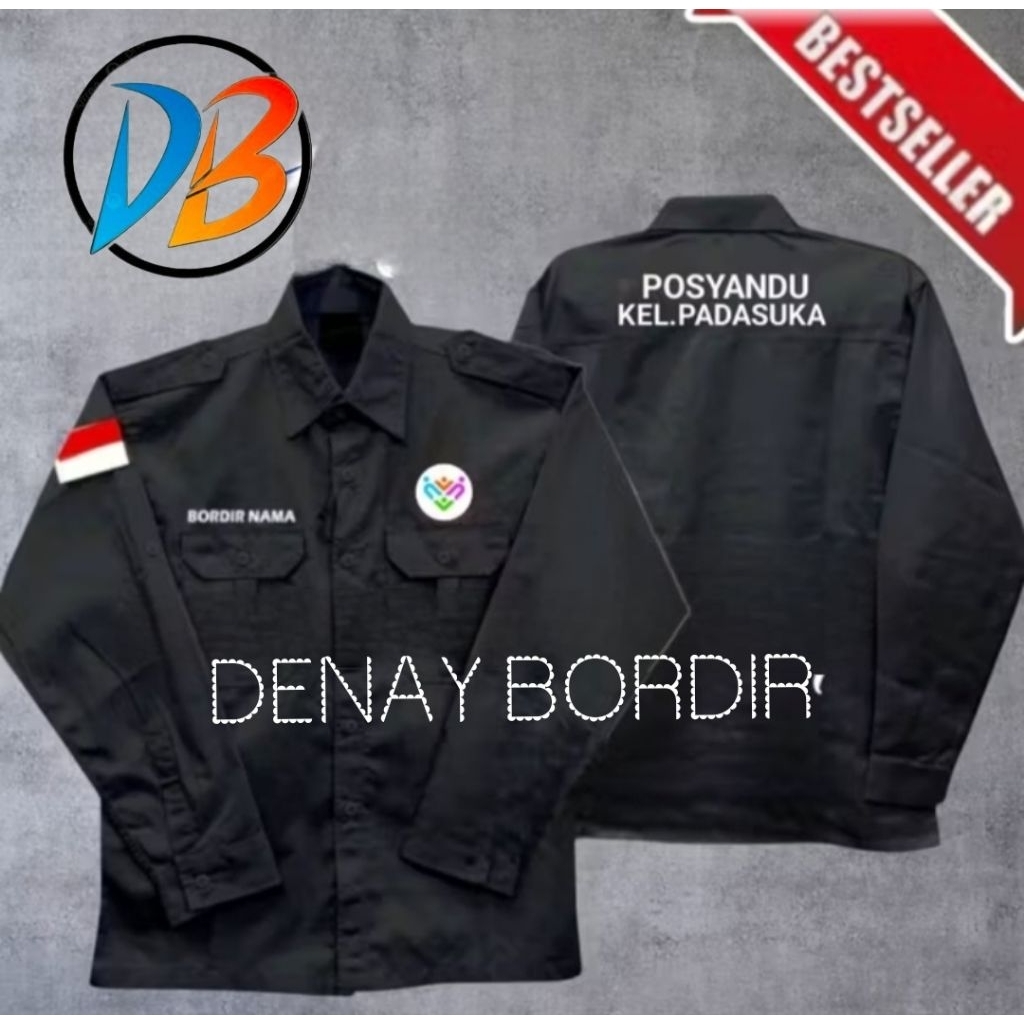 kemeja posyandu terbaru / seragam posyandu / baju PDH posyandu