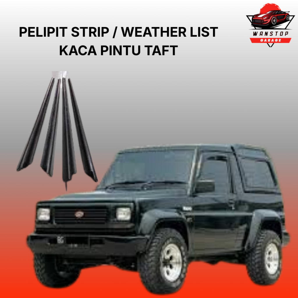 Pelipit Pintu Kaca Mobil Taft Dan Feroza Karet Elastis