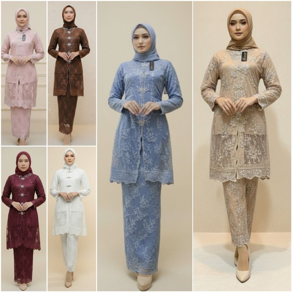 Set Rok Tile Zahra (UKURAN STANDART)