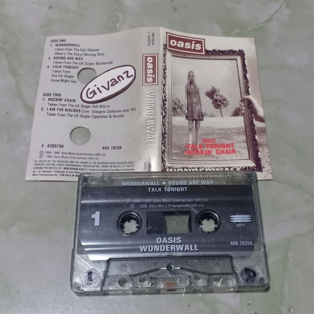 kaset pita OASIS - Wonderwall