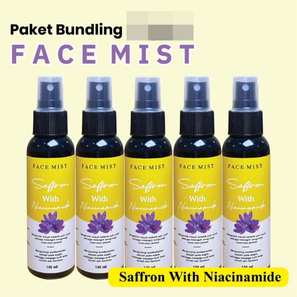 Face Mist Saffron with Niacinamide 100ml - Saffron Face Mist