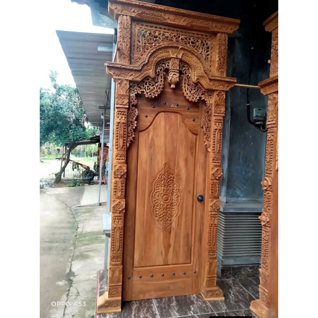 Pintu Kamar Jati Ukir, Pintu Kamar Ukir Kayu Jati