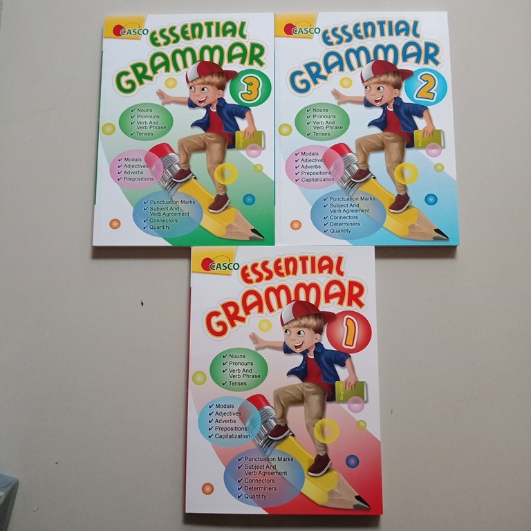 BUKU PRIMARY ENGLISH ESSENTIAL GRAMMAR 1/2/3 (CASCO)