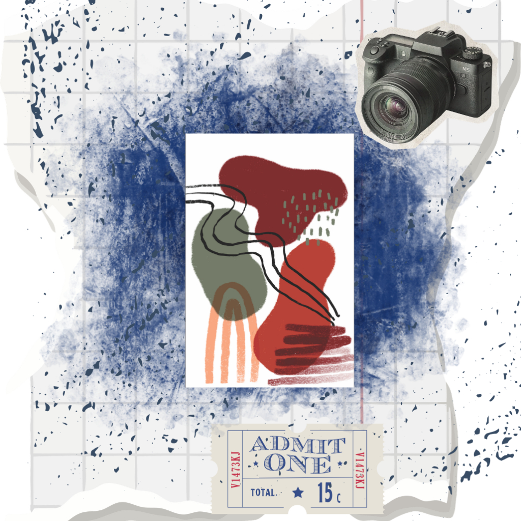 Wall Decor Estetik MDF Lukisan Abstrak - Hiasan Dinding Kamar Cowok Cewek - Dekorasi Cafe Kantor Min