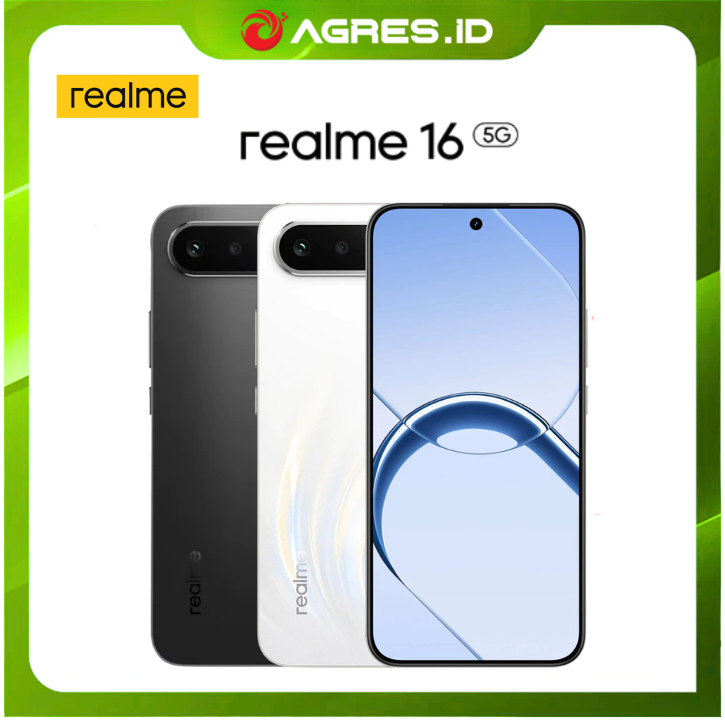 realme 16 5G 12GB+256GB - 50MP Front & Sony Rear AI Cameras - 7000mAhBattery - Air Design Front