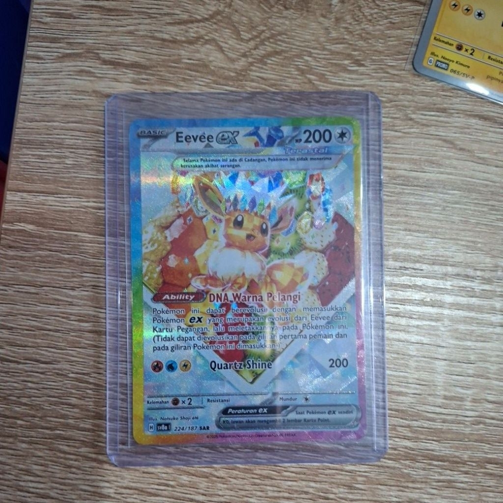 Kartu Pokemon Eevee EX SAR 224/187