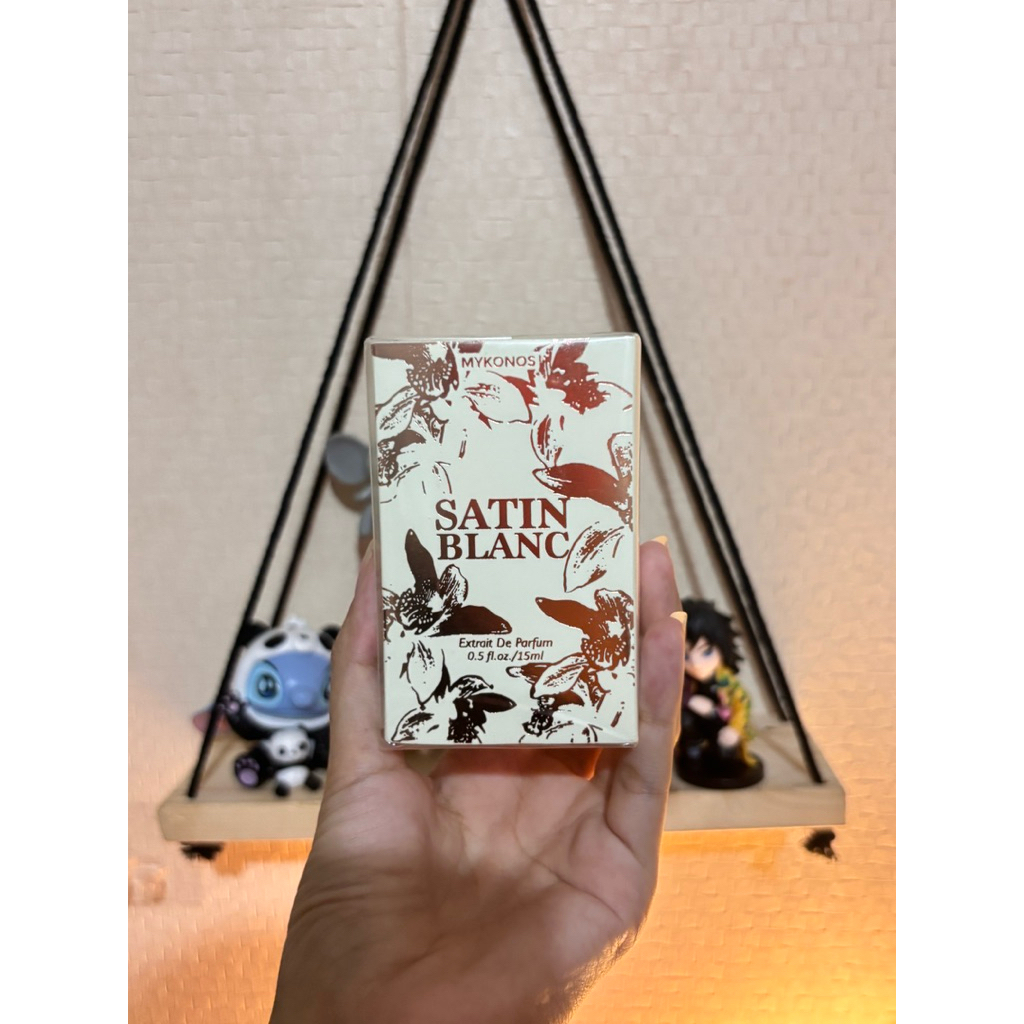 Mykonos Satin Blanc Extrait de Perfume 15ml (Preloved / WTS)
