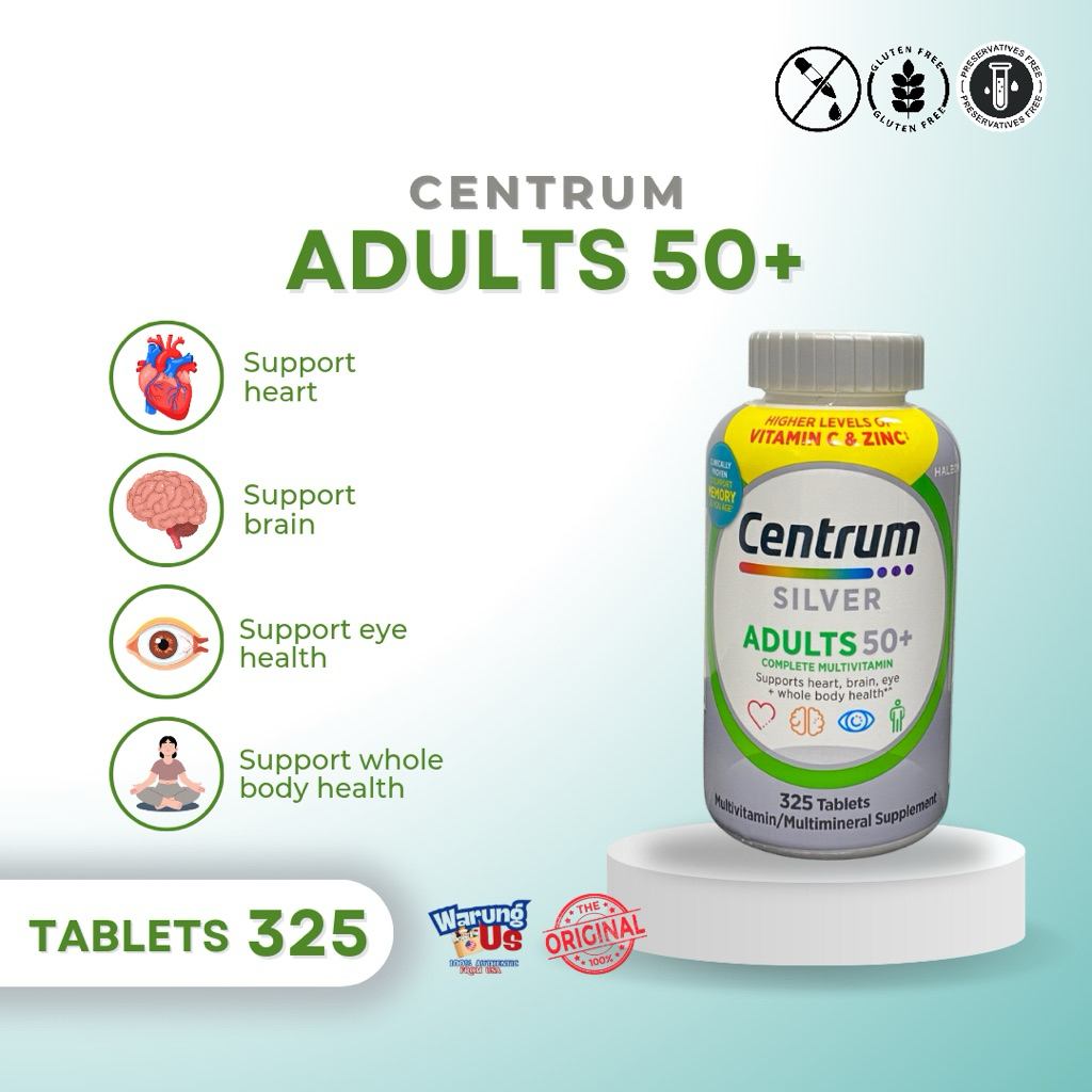 Centrum Silver Adults 50+ (Import USA) 325tablets