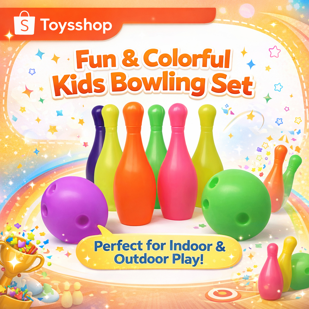 Mainan anak anak bola bowling set lengkap - Mainan Edukasi Anak Bola Bowling boling bolling set - bo