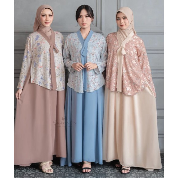 Yeorin Dress Gamis Couple Ibu Anak 2-12yo Raya Collection 2026 Gamis Jumbo Hanbok