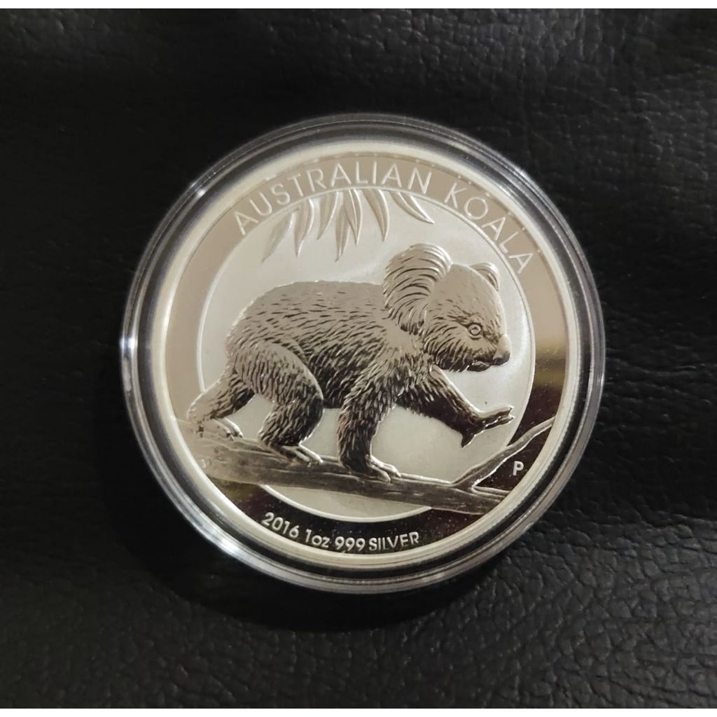 Koin Perak Silver Australia Koala 1 Oz 2016 1 Dollar Fine Silver