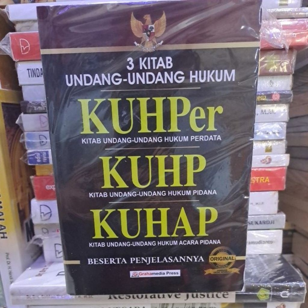 3 kitab undang undang hukum kuhper kuhp kuhap