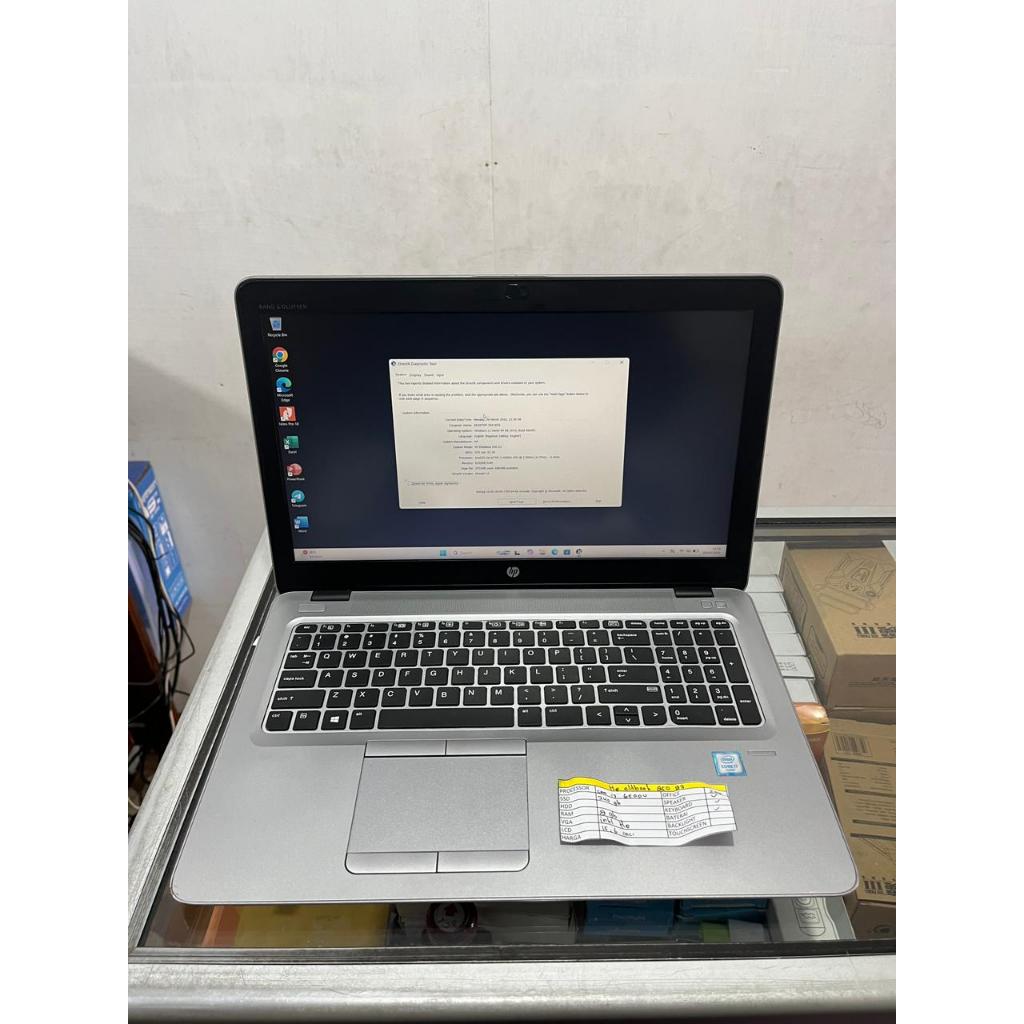 HP EliteBook 850 G3 Core i7 Gen 6 | RAM 8GB | SSD 240GB | Layar 15,6” Cocok Kerja & Bisnis