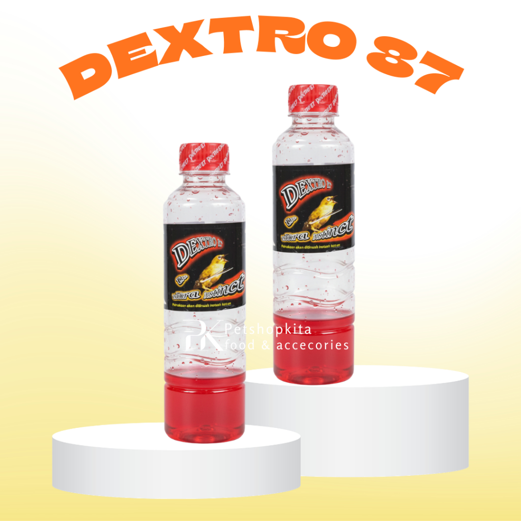 DEXTRO 87 PLECI ORIGINAL VITAMIN PLECI PRODUK OM ACUZ ORIGINAL DEXTRO 87 TUTUP MERAH