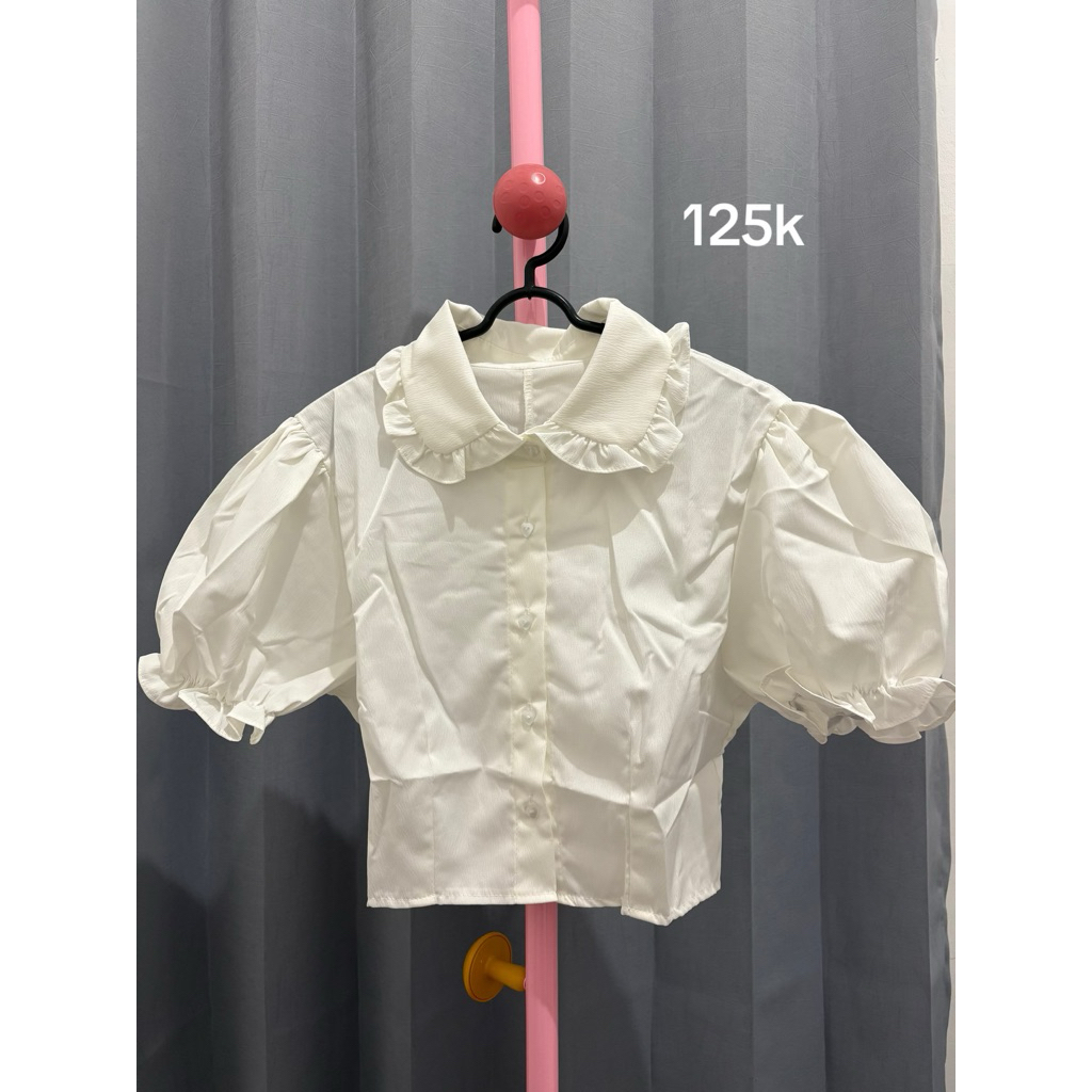 Kemeja Crop Putih