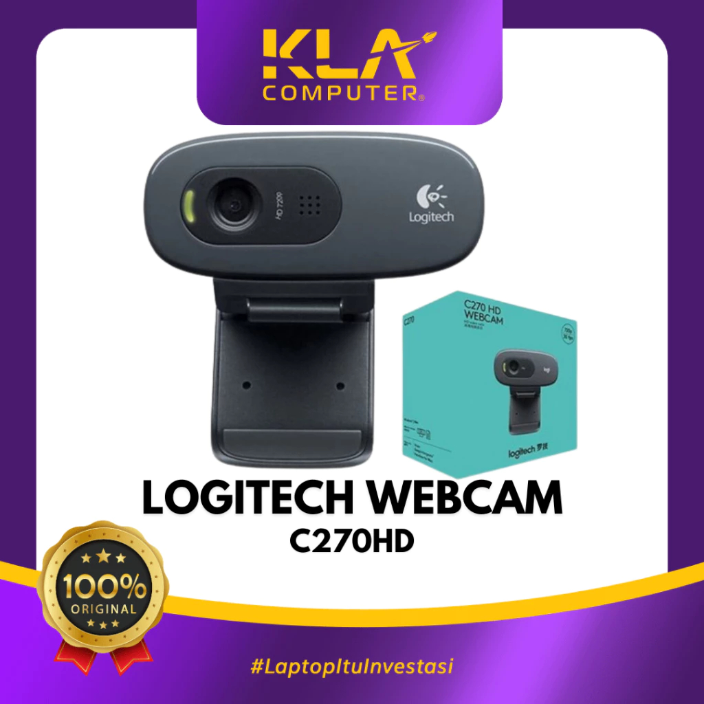 Logitech C270 HD Webcam 720p - Logitech C270