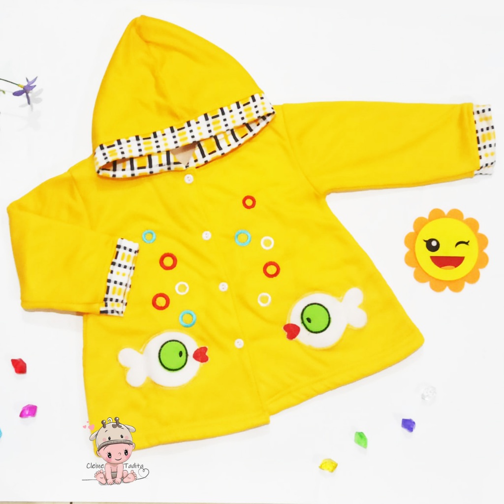 Jaket bayi jaket anak laki-laki & perempuan 1-2 tahun