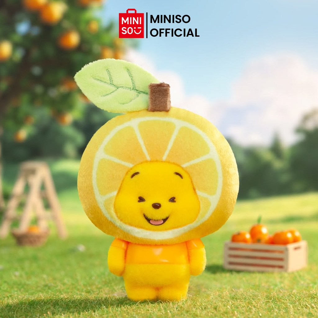 _Moonflower Miniso Toy - Disney Winnie The Pooh Tiny Orchard Series Blind Box Gantungan Tas