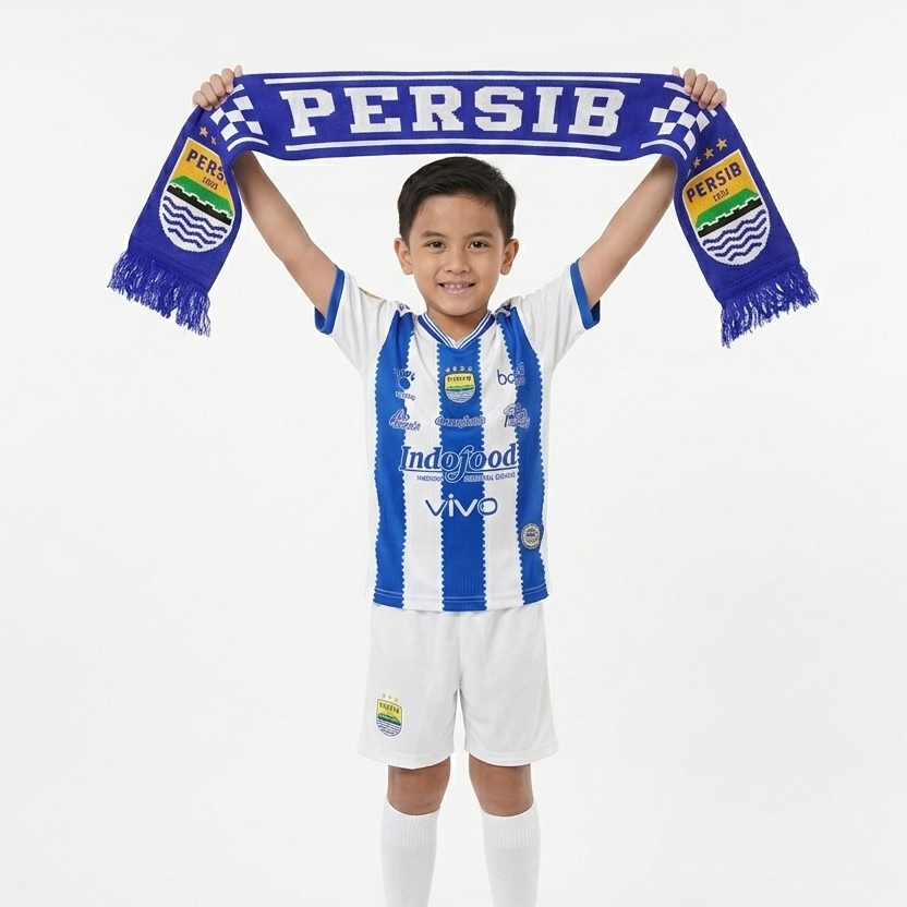 Syal Persib Bandung rajut bendera persib