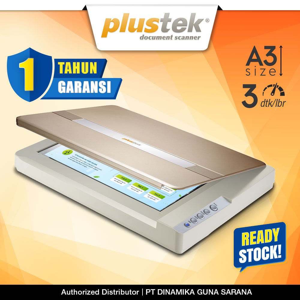 Plustek Scanner OpticSlim 1680 - 3 Detik /lembar (A3)