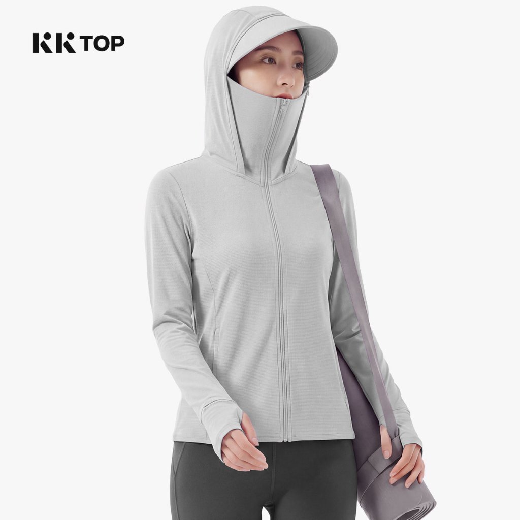 KKTOP - Jaket Anti UV Premium Jaket Olahraga Wanita UPF50+ (J006)
