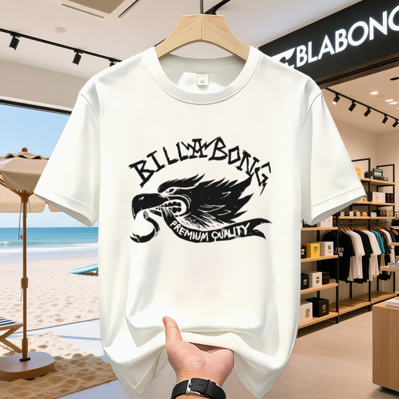 COD~ kaos Kaos Oblong Pria Merek Asli 100% Katun Premium Berkualitas Tinggi Leher Bulat Ukuran Ekstr