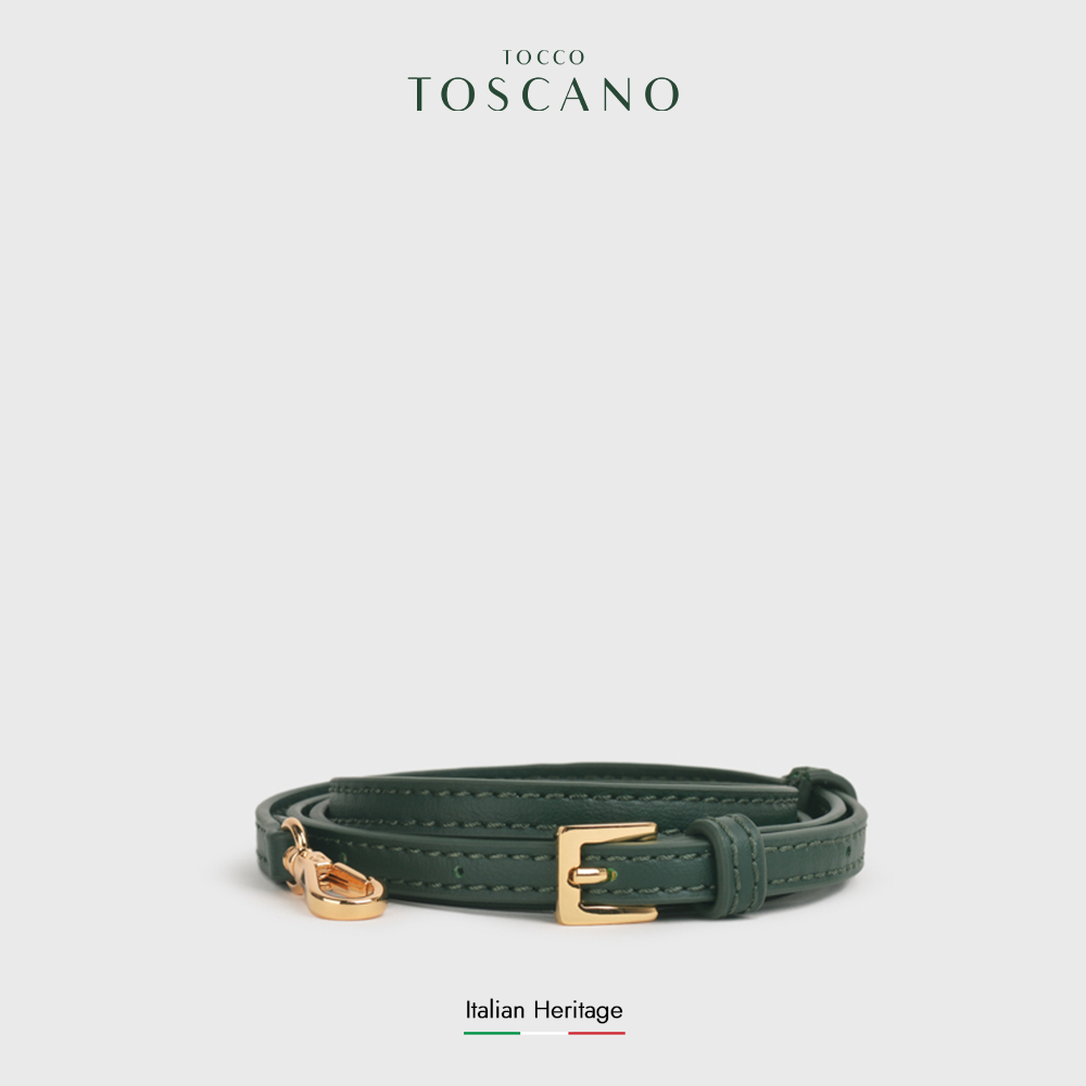 Tocco Toscano - Iduna 10mm Adjustable Bag Strap (Forest)
