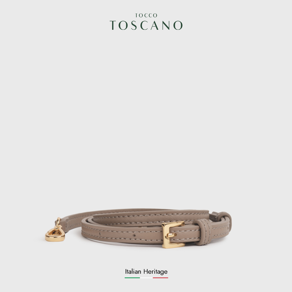 Tocco Toscano - Iduna 10mm Adjustable Bag Strap (Taupe)