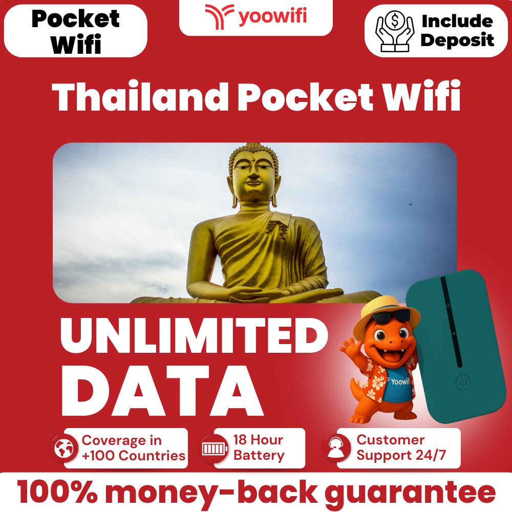 Yoowifi Pocket Wifi Thailand Unlimited Highspeed Wifi Portable Internet Roaming