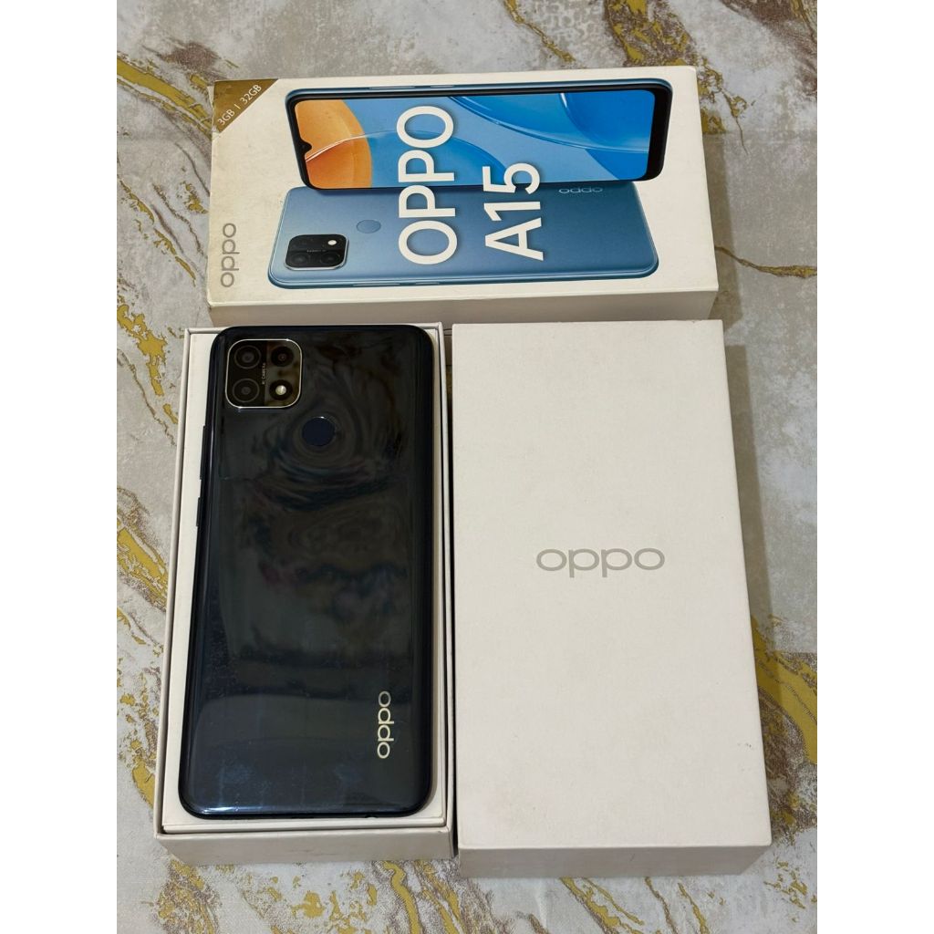 HP OPPO A15 RAM 3/32 GB ( OPPO A15 RAM 3GB ROM 32GB ) SECOND FULLSET